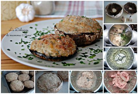 FUNGHI RIPIENI CON SALSICCIA Cotti Al Forno Ricetta Facile