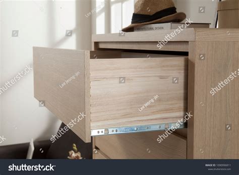 Pull Open Drawer Wooden Cabinet Stock Photo 1090996811 Shutterstock