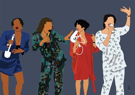 Living Single Art Print Poster 90s Tv Classic Tv Show Etsy