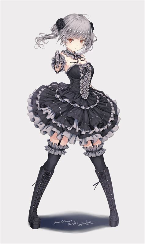 Anime Character Black Dress ~ Girl With Black Hair Anime Character Hd ...