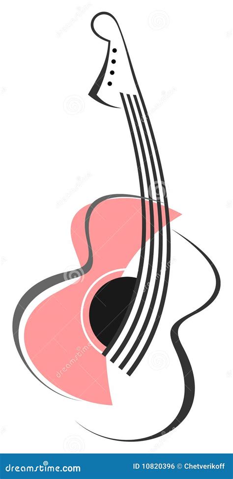 Guitarra Abstracta Ilustraci N Del Vector Ilustraci N De Concierto