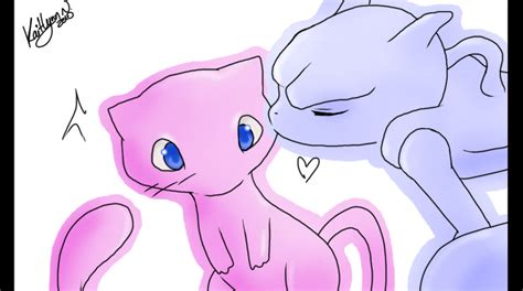 Mew And Mewtwo Mew Pokemon Fan Art 36774548 Fanpop