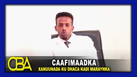 Barnaamijka Caafimaadka Iyo Soonka Xanuunada Ku Dhaca Kadi Maraynka