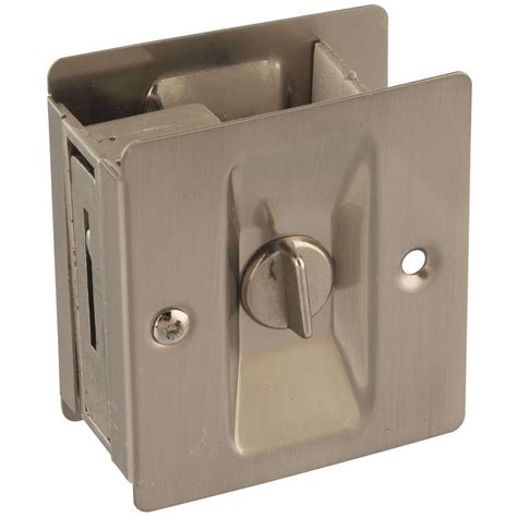 National Hardware Satin Nickel Pocket Door Latch V1951 Pockt Dr Latch