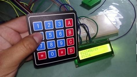 USO DE ARDUINO CON PANTALLA LCD Y TECLADO MATRICIAL YouTube