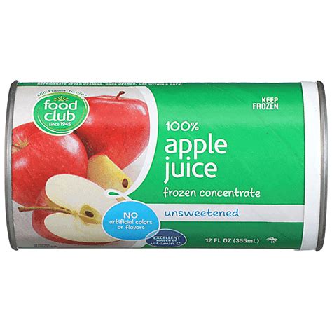 100% Unsweetened Apple Juice Frozen Concentrate | Shop | Walter Mart