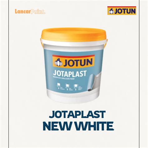 Jual JOTUN JOTAPLAST New White Cat Tembok Interior 3 5L 18L Shopee