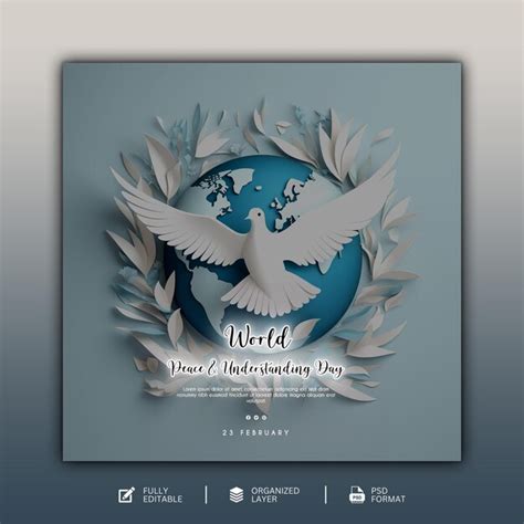 World Peace Day 2023 PSD, 3,000+ High Quality Free PSD Templates for ...