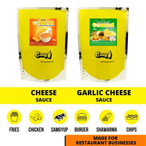 Easybrand Garlic Cheese Sauce Shopee Philippines