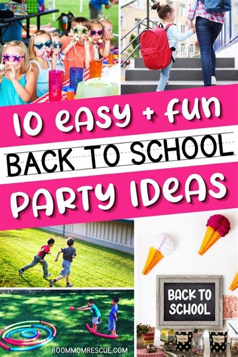 Genius back to school event ideas 10 fun activities amp party ideas pta ...