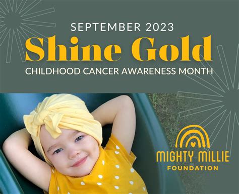 Shine Gold this September for Childhood Cancer Awareness Month 2023 ...