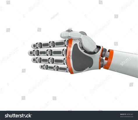 Robot Hand Holding Imaginary Object ภาพประกอบสต็อก 98591441 Shutterstock