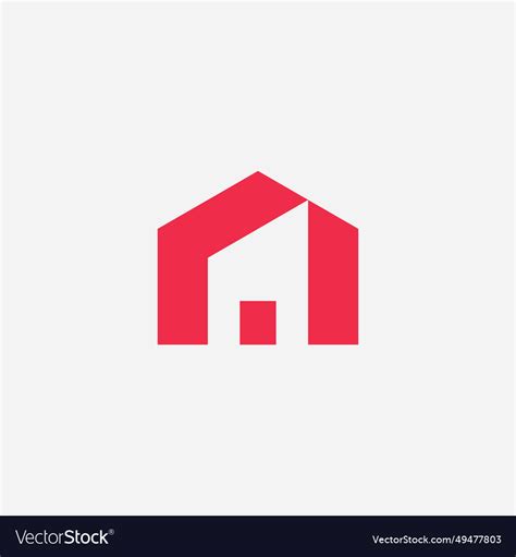 Housing logo design Royalty Free Vector Image - VectorStock