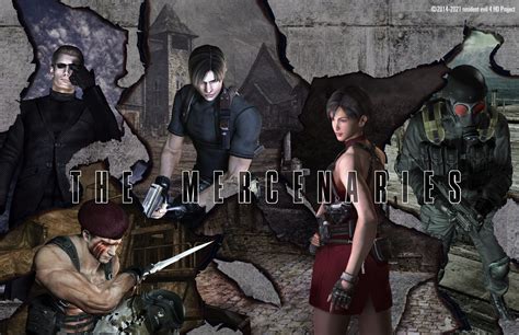 Resident Evil 4 The Mercenaries TITLE RENDER REVIL