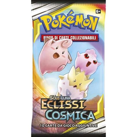 Pokemon Sole E Luna Eclissi Cosmica Busta Carte In Blister