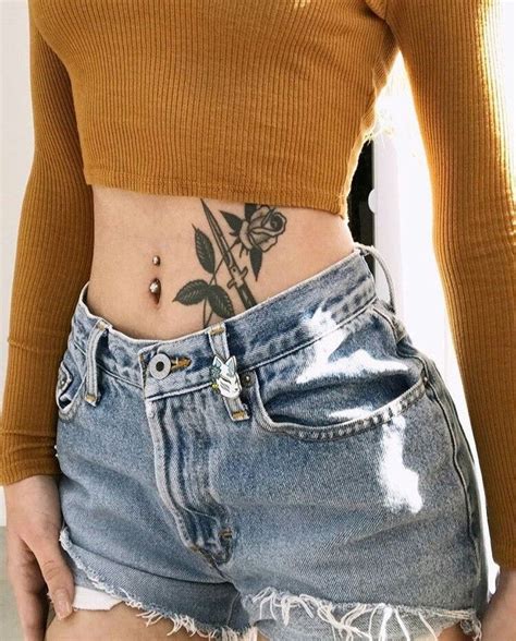 Pin By La Diablaa69 On Outfit Ideas Cute Piercings Belly Button