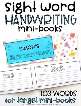 Sight Word Books EDITABLE by Miss M's Reading Resources | TpT