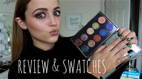 New Makeup Geek Foiled Eyeshadows Review Swatches Youtube