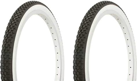 Two Tire Duro 20 X 1 75 Black White Side Wall Bike Tire Lowrider Bike