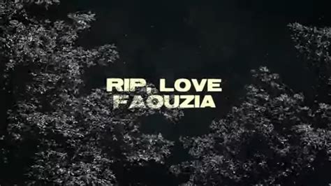 Faouzia Rip Love Official Lyric Video Youtube Music