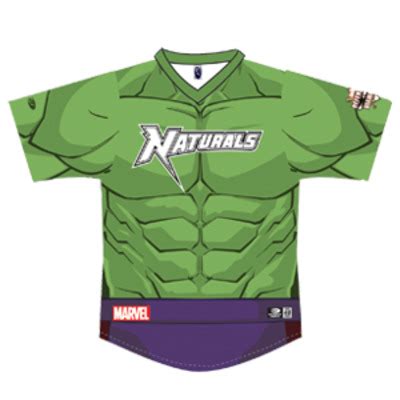 #37 Marvel "Hulk" Jersey | MiLB Auctions