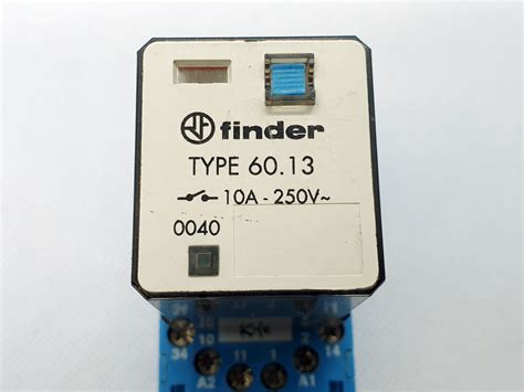 FINDER 60 13 Relais Mit Sockel Type 90 112 380VAC 10A Inkl MwSt EBay