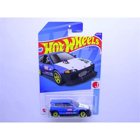 Jual Hot Wheels Honda Civic Custom Biru Asada Card Ketekuk Shopee Indonesia