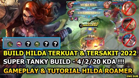 BUILD HILDA TANK TERKUAT TERSAKIT 2022 SUPER TANKY BUILD GAMEPLAY