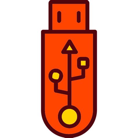 Usb Generic Outline Color Icon