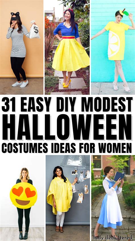 31 DIY Modest Halloween Costumes for Women