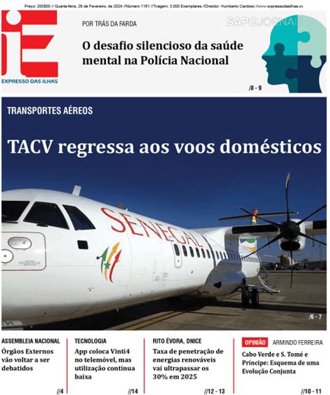 Expresso Das Ilhas 28 Fev 2024 Jornais E Revistas SAPO Pt