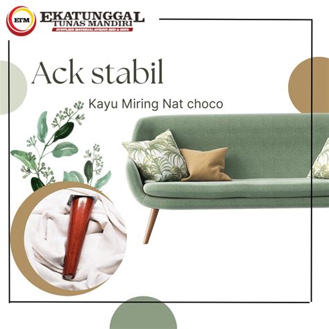 Jual Kaki Sofa Springbed Stabil Kayu Miring Nat Choco 20 Cm Shopee