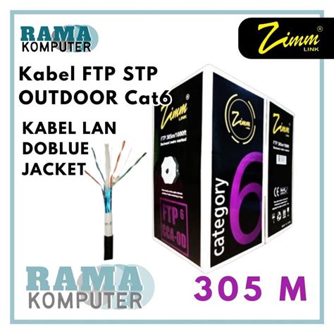 Jual Kabel Ftp Stp Outdoor Zimmlink Cat Ftp Stp Zimm Link Cat Cca