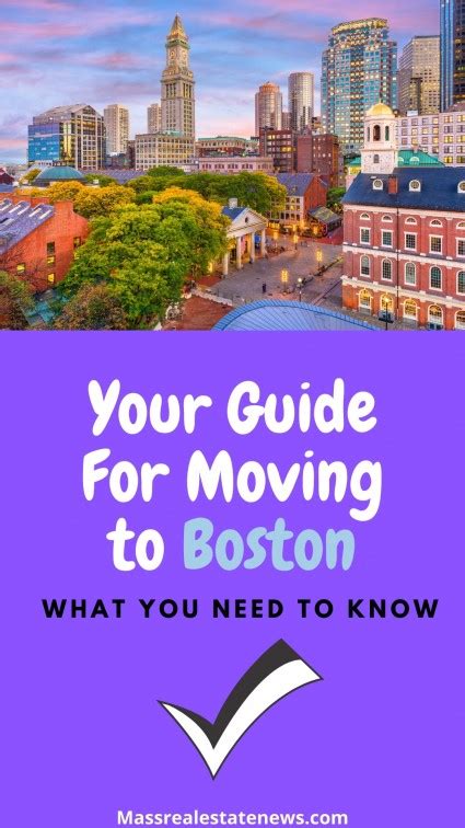 Your Guide For Moving To Boston