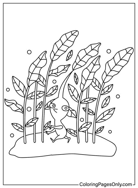 Pikmin Coloring Sheet Free Printable Coloring Pages