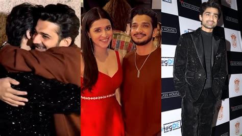 In Pics Munawar Faruqui Mannara Chopra Pose Together Abhishek Kumar