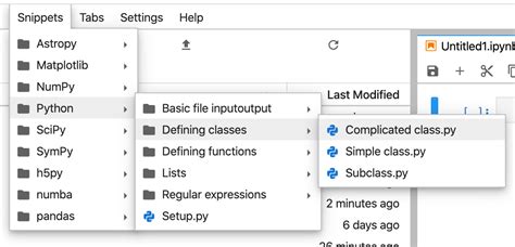 Jupyterlab Snippets PyPI