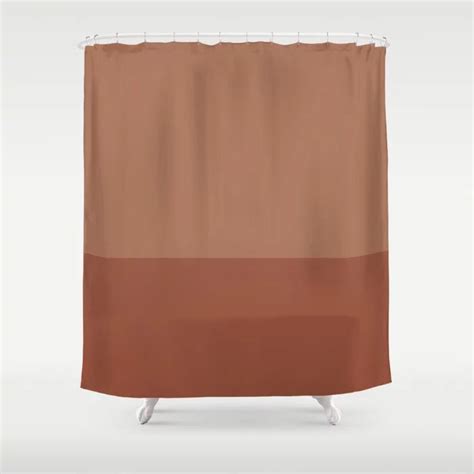 Sienna X Terracotta Shower Curtain Pink Shower Curtains Terracotta