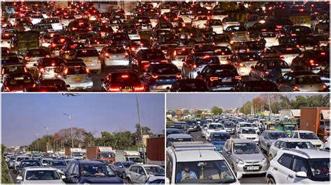 Delhi Gurugram Expressway Closure Traffic At Standstill Commuters