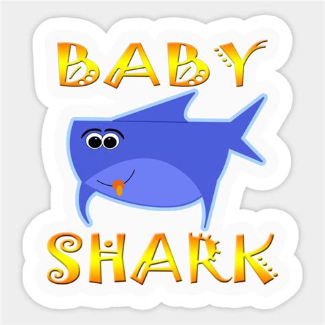 Baby Shark Printable Stickers