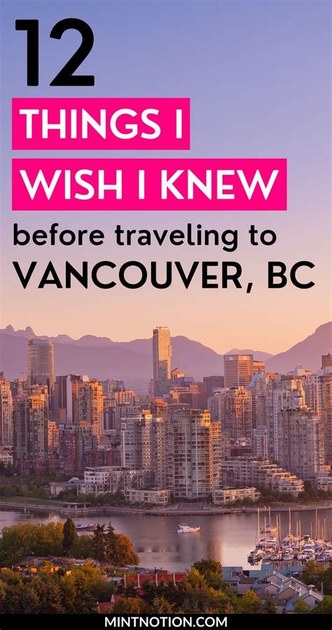 Vancouver Travel Tips To Know Before Visiting In Vancouver