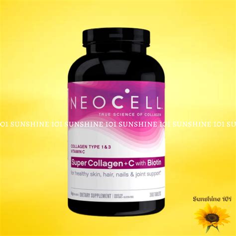 NEOCELL Super Collagen + C with Biotin 6g collagen 6000 mg 360 tablets ...