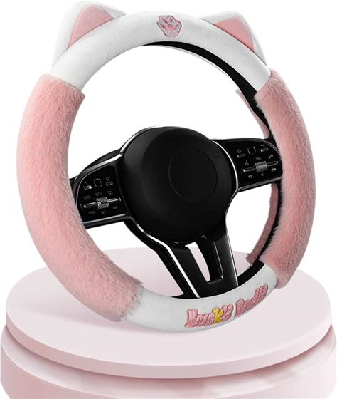 Amazon Bittwee Car Steering Wheel Cover Fluffy Soft Plush For