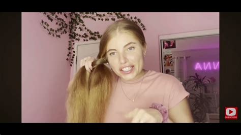 Beautiful Blonde Hair Asmr Brushing Braiding Youtube