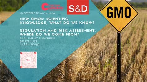 Conférence 26 octobre Nouveaux OGM Connaissance scientifique que