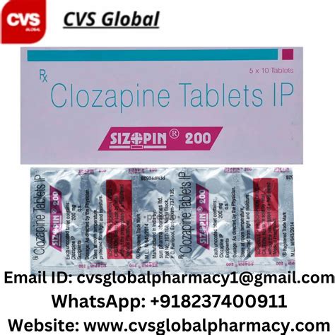 Sizopin Tablet Clozapine Strength Mg At Rs Stripe In Nagpur