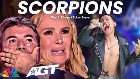 Golden Buzzer Simon Cowell Cried When He Heard The Song Scorpions