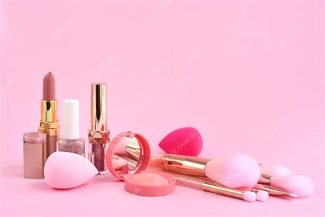 Pink Makeup Background