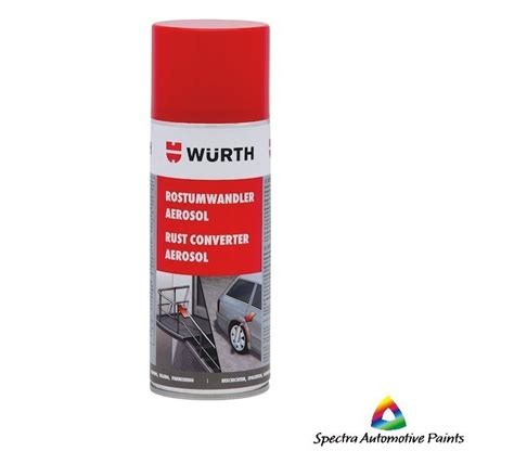 Wurth Rust Converter Aerosol Metal Restoration Industrial Automotive