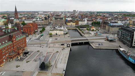 The Aerial View of Central Malmo image - Free stock photo - Public ...